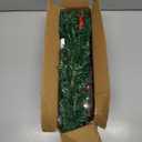 Juegoal 24 Inch Mini Christmas Tree Set, Table Top Artificial Christmas Trees with 50 LED Lights, Ornaments and Red Berries, Best DIY Christmas Decorations (Green)