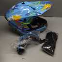 Dirt Bike Helmet for Kids with Goggles & Gloves for Boys & Girls, DOT Certified Kid ATV Helmet Motocross Off Road L