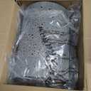 Floor Lamp with Linen Shade, Dimmable Tall Standing Lamp with Remote Control & 3 Color Temperatures, Modern Floor Lamps for Living Room Bedroom Office Corner, 9W LED Bulb Included (Starry Sky)