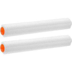 QWORK Spiked Roller for Epoxy Flooring, 2 Pack 450mm Self Leveling Concrete Tool with 11mm Spikes, Ideal for Large Garage and Building Floors