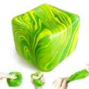 2.1“ Nice Ice Cube Squishy Fidget Toysfor Adults Kids, Sensory Fidget Toy for Anxiety Relief and Calm Focus, Square Shape Squishy Ball Toys for Classroom Prizes, Nice Cube Squishy for Party Favors. (Pack of 3)