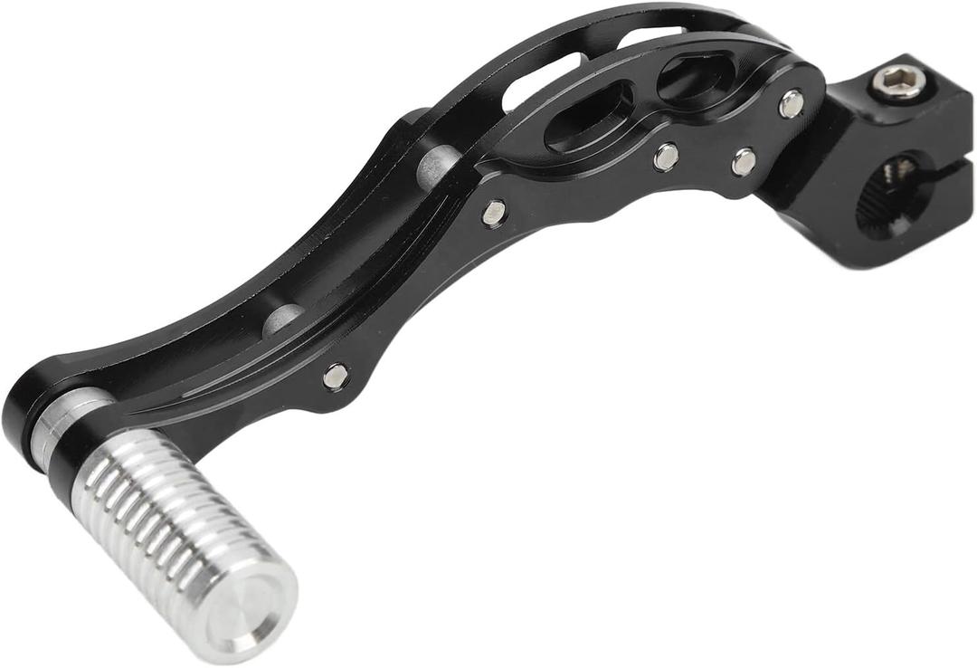 Kick Starter,Aluminum Alloy Kick Start Lever High Strength Kick Start Pedal Universal for Motorcycle Scooter Accessory (Black)