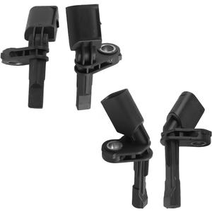 HZEL Car ABS Wheel Speed Sensor, 4 PCS Front Rear Right Left OEM# WHT003856 WHT003857 Vehicle ABS Tire Speed Sensor Replacement, Auto Accessories, Compatible with GT Beetle Passat Jetta