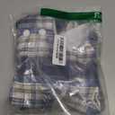 Dog Dress Bowknot Harness Leash Set for Small Dogs Girl Cute Plaid Dog Dress Pearls Bow Tie Spring Summer Princess Clothes Birthday Holiday Doggie Outfits for Puppy Cats Girl Apparel (Blue, Large)