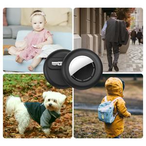 Citymore for Airtag Holder for Kids, for Apple Air Tag, Airtags Holder with Safety Pins,GPS Tracker for Kid s,AirTag Hidden Kids case, Anti Lost, for Children,Elderly, Luggage, Clothing (Black)