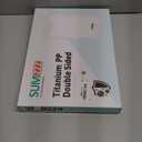 Titanium Cutting Board Double Sided Food Grade, Pure Titanium/PP for Kitchen, Cutting Board Easy to Clean[15.5*10.5+12*8.5] (Silver)