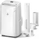12,000 BTU Portable Air Conditioners Cools up to 550 Sq.Ft 4-in-1 Poratble Ac Units for Room with Cooling Dehumidifier Fan Sleep Mode 24h Timer Remote Control and Window Installation Kit Included
