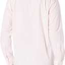 Amazon Essentials Mens Regular-Fit Long-Sleeve Casual Poplin Shirt (Pink, XXL)