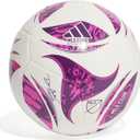 adidas Unisex MLS Soccer Ball (5, White/Purple Burst/Glory Purple)