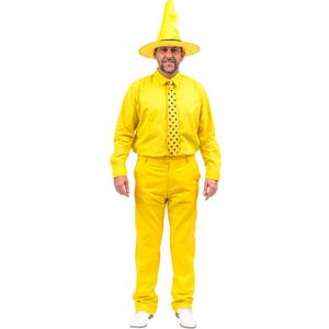 Curious Monkey Man in The Yellow Hat Costume Halloween Costume Cosplay (XX-Large)
