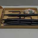 2 Pack String Light Poles,10 Ft Light Poles for Outside String Lights,Outdoor Lights Pole with Fork,Metal Poles Stand for Patio Deck Backyard