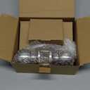 BESTTEN Keyed Same Exterior Door Knob and Single Cylinder Deadbolt Combo Set, Keyed Alike Entry Door Knobs with Lock and Keys for Entrance and Front Door, Satin Nickel