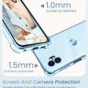 4 x Dretal for Samsung Galaxy XCover7 Pro Case with Screen Protector, Girl Women Cute Girly Love-Heart Luxury Gold Soft Cover Camera Protection Bumper Silicone Shockproof Phone Cover for SM-G766 (Blue)