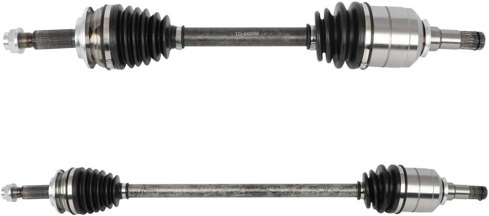 Front Driver & Passenger Side CV Axle Shaft Assembly - Axle Shaft Assembly Compatible With 2008 2009 2010 2011 2012 2013 2014 for Scion xD Base 1.8L CV AXLE OE 4341052250 NCV69541 66-5284 665284
