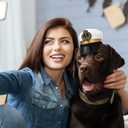 10 x Pet Captains Hat White Sailor Hat for Cats Small Dogs Halloween Cosplay Costume Cap Doggy Navy Outfit Cosplay Apparel