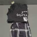 difficort Womens Pajama Sets Short Sleeve Pjs Tops with Long Pants Sleepwear Lounge Set with Pocket M