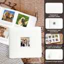 CAIYOULE 288 Pockets Photo Album for Polaroid Go, PU Leather Hardcover Photo Album Book for Polaroid Go series, Large Capacity for Family Wedding Anniversary Baby Travel Vacation, 2.62x2.12"- White
