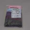 Migbean Womens Seamless Boy Shorts Underwear Soft Stretch Boxer Shorts Briefs No Show Panties 2 Packs Black Grey , size large