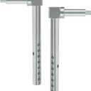 Yoursme AM136327 AM136328 Front and Rear Mower Deck Gage Wheel Arm for John Deere Mower Decks X300 X500 Series 48 in and 54 in Diameter 3/4”