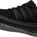 Non Slip Work Shoes for Women Slip On Sneakers Water Resistant Shoe Slip Resistant Food Service Zapatos Antideslizantes para Mujer, Black US 44