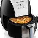 Hamilton Beach 3.2 Quart Digital Air Fryer Oven with 6 Presets, Easy to Clean Nonstick Basket, Black (35065)