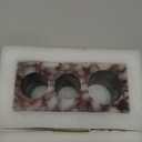 Natural Marble Toothbrush Holder, Calacatta Viola, 3 Slots