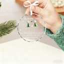 Friendship Glass Ornament for Women - Funny Friendship Ornament for Bestie, or Soul Sister, Unique Glass Christmas Tree DecorationA