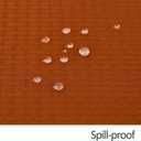 maxmill Rectangle Weaved Design Tablecloth Waterproof Spillproof Wrinkle Free Fall Table Cloth, Kitchen Dining Room Thanksgiving Decoration, Fabric Table Cover Halloween Party, 60 x 84 Inch, Rust