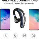 Bluetooth Headset, Wireless Earpiece V5.0 Bluetooth Earpiece Ultralight Hands Free for Business/Office/Driving/Sporting