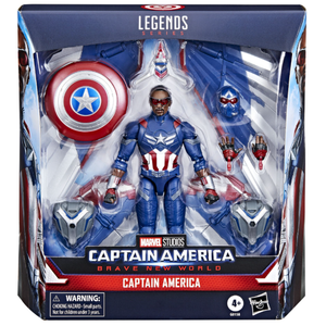 Marvel Legends Series Captain America Collectible Captain America: Brave New World Deluxe 6 Inch Action Figure