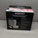 Igloo Electric Countertop Ice Maker Machine - Automatic and Portable - 26 Pounds in 24 Hours - Ice Cube Maker - Ice Scoop and Basket - Ideal for Iced Coffee and Cocktails - Stainless Steel