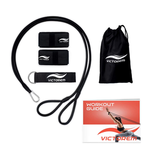 Victorem Arm Resistance Band for Working Out -Stretching J-Resistance Bands with Handles for Muscle Mobility, Baseball/Softball Exercise Bands Resistance Tube Set-Resistant Band Workout Guide Included