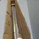 1 1/8 Inch Diameter Room Darkening Curtain Rods 110-160, Heavy Duty Window Wrap Around Drapery Rod with Aluminum Bracket, Accessories, Wall Mounted Ceiling Mounted, Adjustable Length, Brushed Gold