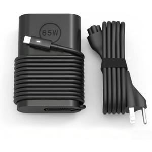65w 60w USB-C Laptop Charger Compatible with Dell Latitude 5420 5450 5550 7420 5520 5540 XPS 13 9250 9360 9365 9370 9380 9350 Chromebook 3100 3400 la65nm170 02YK0F Type C Adapter Power Cord