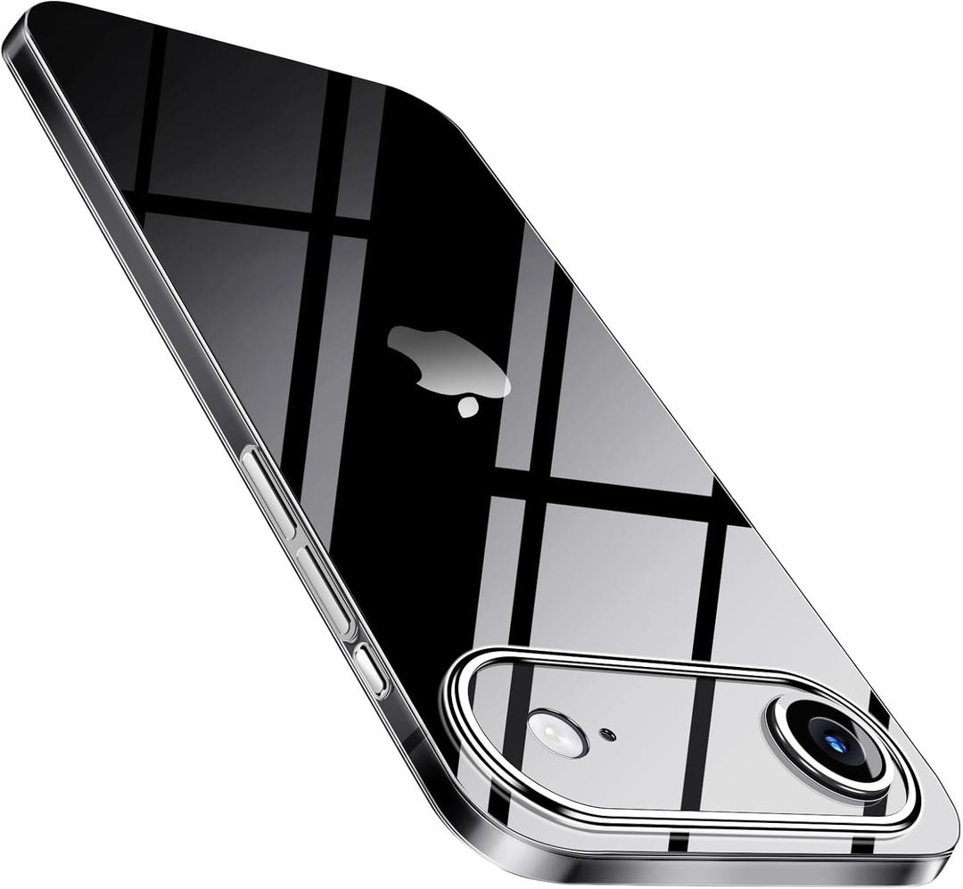 for iPhone 17 Air Slim Case,Paper-Thin Transparent Finish Skin Back Case [Non Yellowing] Ultra Protective Cover with Camera Protection 6.5 Inch (Clear)