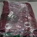 Moondream ThermActiv 2-in-1 Thermal Insulated & Blackout Curtain | Winter+Sommer | 100% Light Blocking | Patented Technology | Made in Europe | Grommet | 55" W x 95" L | Red - Garnet MC330