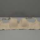 Bra Full Back Coverage Back Fat Smoothing Underwire Supportive T Shirt Bras for Women, Beige, 36DD