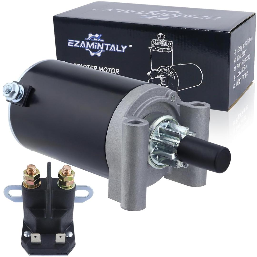 Starter & Relay for Cub Cadet i1046 i1050 LT1045 LT1046 LT1050 LTX1046, RZT 42 50 54 L42 L46 L50 L54 S42 S46 S50 S54 LTX1050 LGT1050 LGTX1050 11-13, 3209801 3209803 3209808 1999-1140051