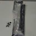 DEKAVA Under Cabinet Wall Mount Paper Towel Holder, Self-Adhesive Bar, Stainless Steel 13 inch (Black, 2)