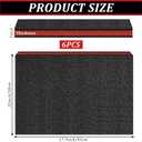 6 Pack Tool Box Foam Inserts for Cases,Tool Box Liner Polyethylene Sheets, Toolbox Kaizen Organizer and Storage Shadow(18 x 12 x 1 Inch,Red, Black)