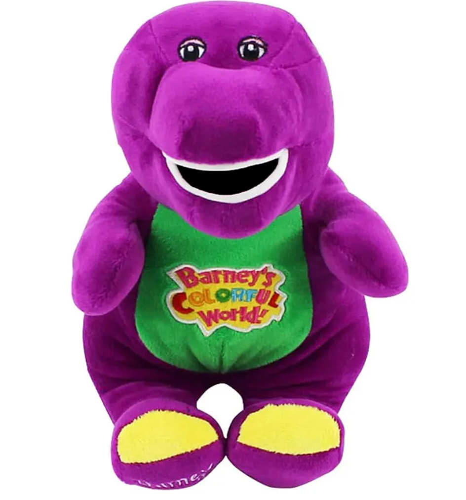 Generic Barney Toys Singing Friend Barney Stuffed Animals Dinosaur Barney Singing I Love You Children's Plush Puppet Toy （15in）