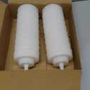 Tioncy 18 Pcs Condiment Squeeze Bottle Replacement Cap Plastic Wide Mouth Squeeze Lids for 63mm Emptying Bottle 2.76inch Natural Cone Tip Dispensing Caps for Kitchen Dining Room Dispenses Sauce