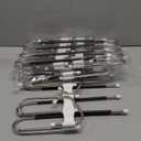 Azeroth Pants Hangers 4 Pack Space Saving S-Type Stainless Steel Clothes Pants Hangers, Anti-Slip Design, Clothes Closet Storage Organizer for Pants Jeans Trousers Skirts Scarf