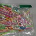 ALINK 50 Umbrella Parasol Drinking Straws, Hawaiian Beach Cocktail Luau Party Decorations Supplies