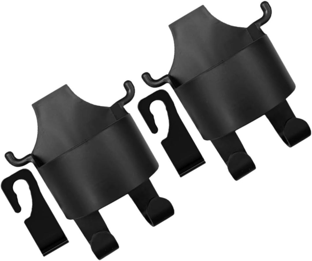 ERINGOGO 2Pcs Car Headrest Cup Holder for Rear Seat Compact Backseat Organizer for Drinks Snacks and Supplies Durable Design for Easy Storage and Organization