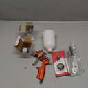 PORPHIS Paint Spray Gun PRD-817 VS Type with Split Nozzle 1.3mm Automotive Refinishing Spray Gun, Orange