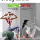 YOTTOY Anti-Burst Exercise Ball for Working Out, Yoga & Pregnancy, Extra Thick Workout Ball for Physical Therapy & Fitness
