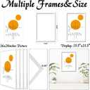16x24 Picture Frame Set of 4, White 16 x 24 Frame High Transparent Wall Gallery Poster Canvas Photo Frames for 16 by 24 inches
