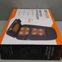 CARSHION 10 Vibration Motors, Massage Seat Cushion with Heat,Back Massager for Chair Back Massager Heated Seat Cover Massage Chair Pad for Pain Relief Home Office Use