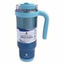 Manna Stainless Steel Groove Tumbler 40oz 1.2L  Blue